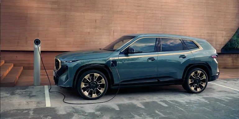 BMW XM parked and charging | BMW Showcase 1 in Derwood MD