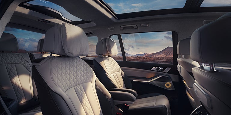 Interior back seat of BMW X7 | BMW Showcase 1 in Derwood MD