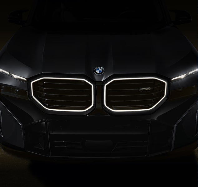 BMW XM Rear, front illuminated kidney grille & XM Merino Leather upholstered seat. in BMW Showcase 1 in Derwood MD