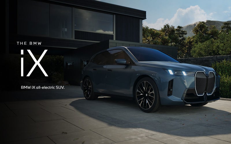 The BMW iX SUV parked. Click to learn more. | BMW Showcase 1 in Derwood MD