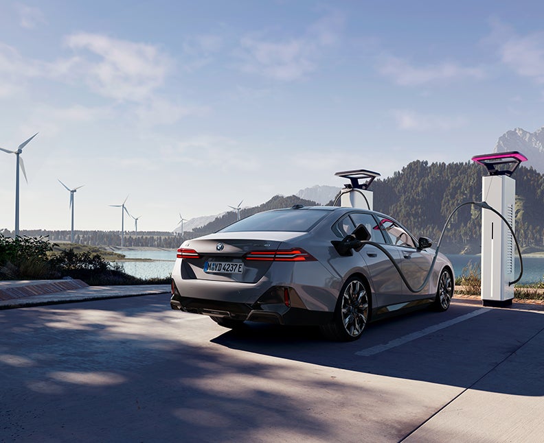 i5 plugged in at charging station